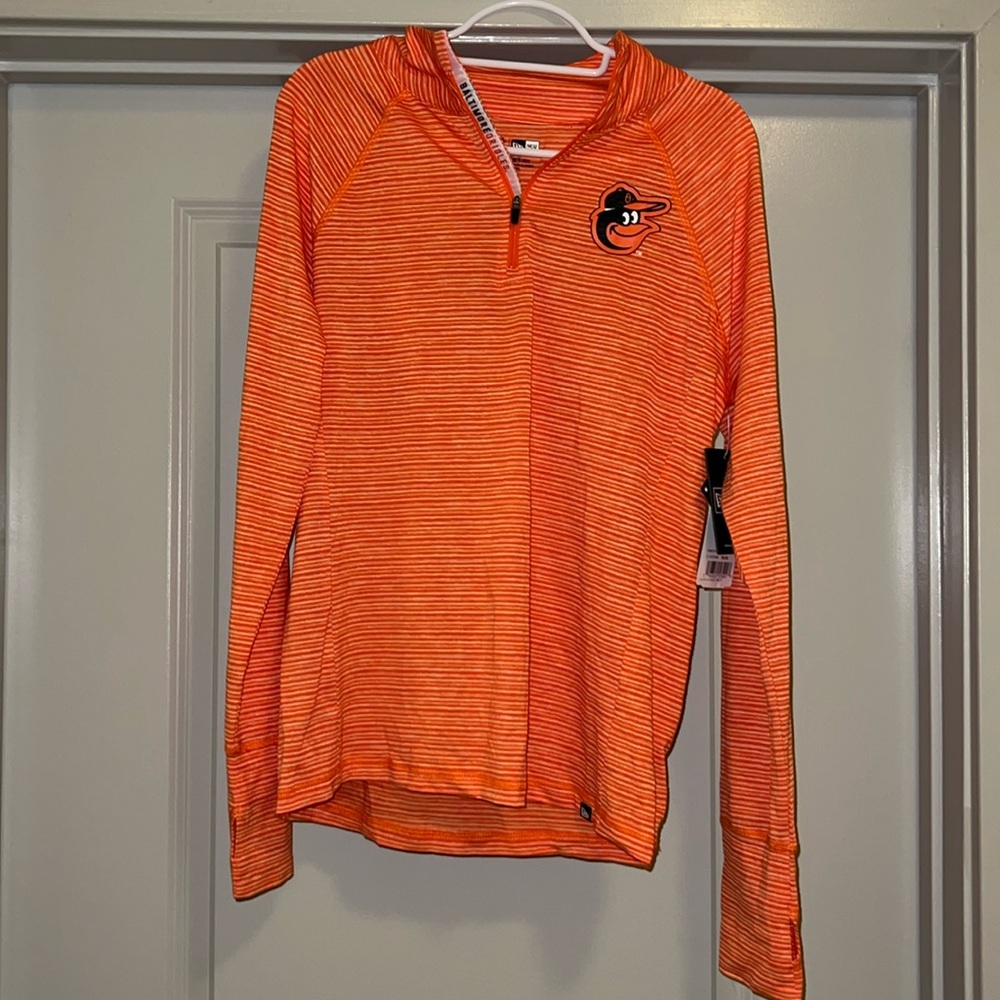 New Era Baltimore Orioles dry fit quarter-zip NWT
